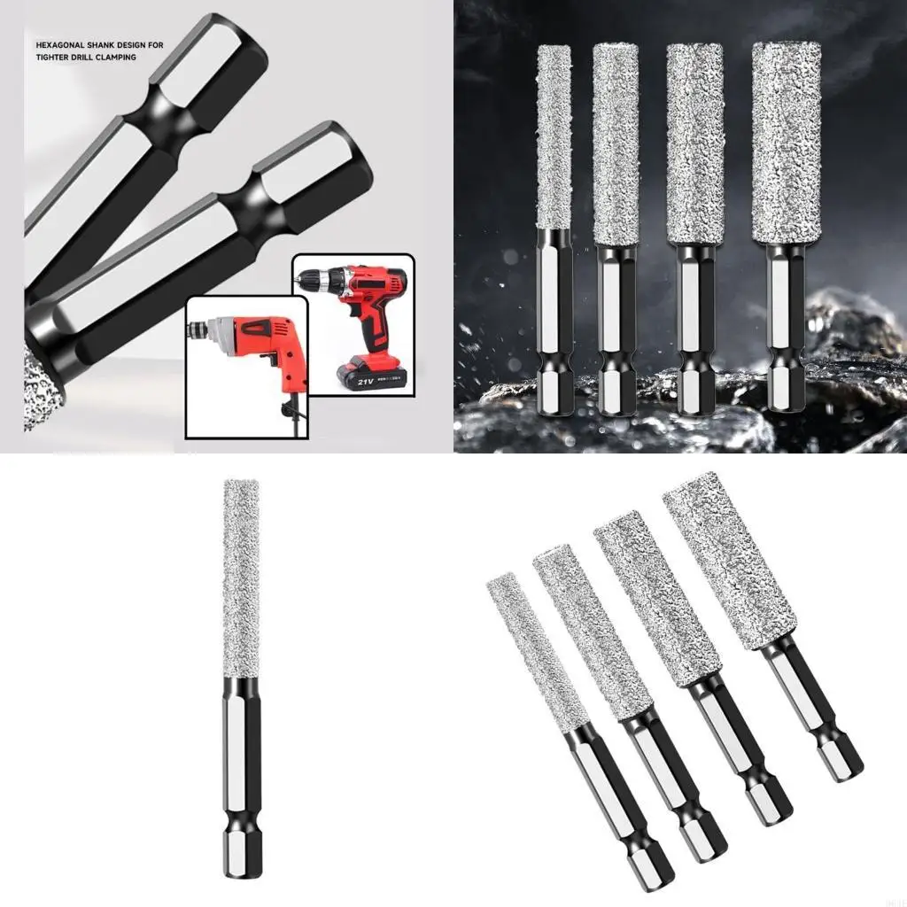 

964e Diamonds Drill Bits Pail Dare Pawlater 6 мм/8 мм/10 мм/12 мм шестиугольный хвостовик сухой буровой скрипящий шлифование