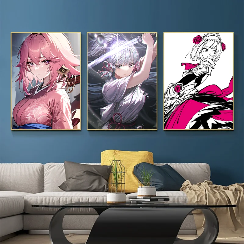 5D Anime Game Genshin Impact Diamond Painting Diamond Embroidery Full Diamond Set DIY Diamond Mosaic Home Decoration