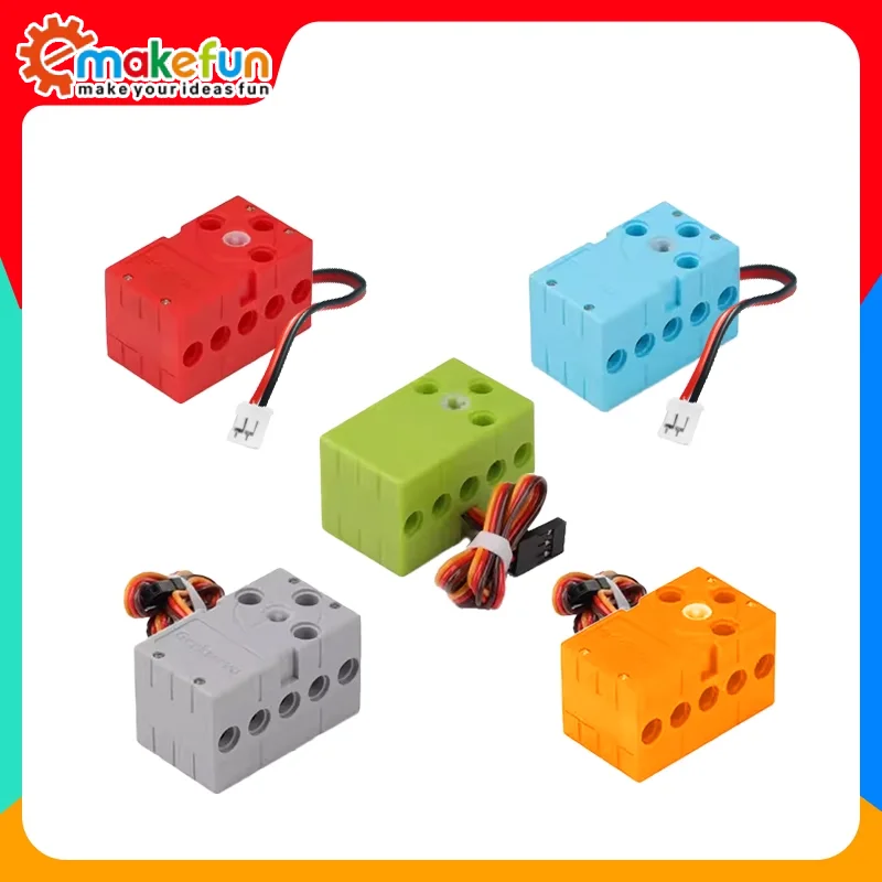 Programmable 2kg 360 Degree Servo&motor Compatible With Lego Building Blocks Projects Suitable Dual Output Shaft Diy Parts