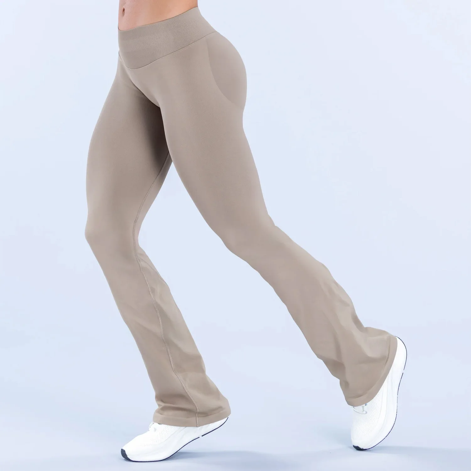 NCLAGEN Active Flares Women's Seamless Yoga Leggings Fitness Workout Gym Trousers Squat Proof Scrunch Butt Lifting Sports Pants