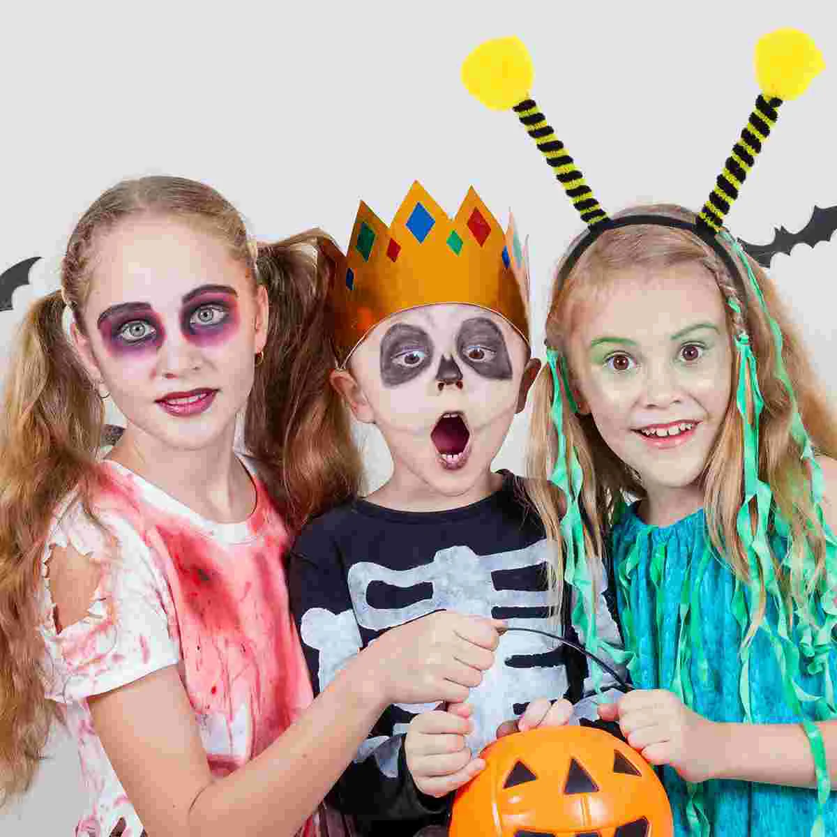 12 Pcs Apparel Insect Antenna Headband Lady Women Accessories Fashion Hoop Sequins Yellow Baby