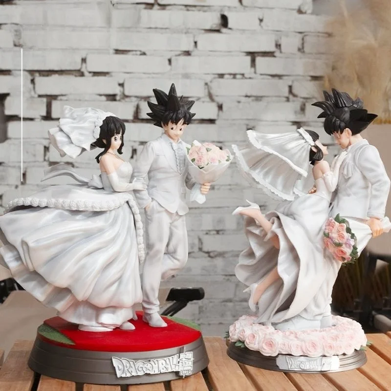 

Dragon Ball Z Son Goku And Zhidi Wedding Edition. Complete Excellent Character Model Statue Birthday Gift Christmas Gift