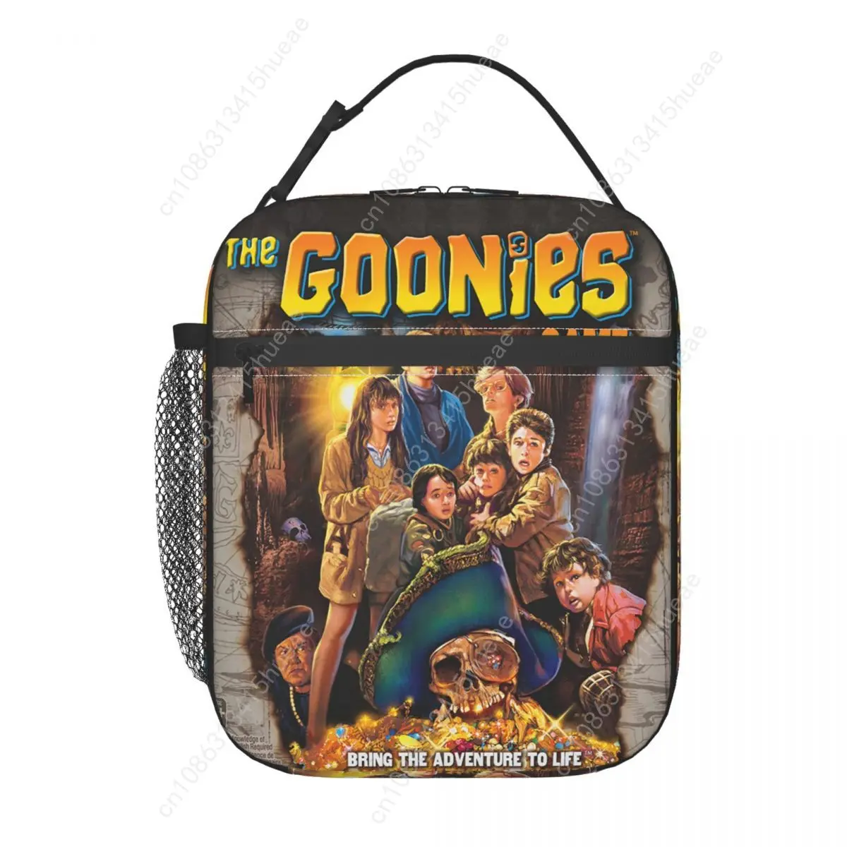 The Goonies Game Retro Vintage izolowane torby na lunch dla kobiet Film rodzinny Dzieci Lodówka termiczna Bento Box Praca Szkoła