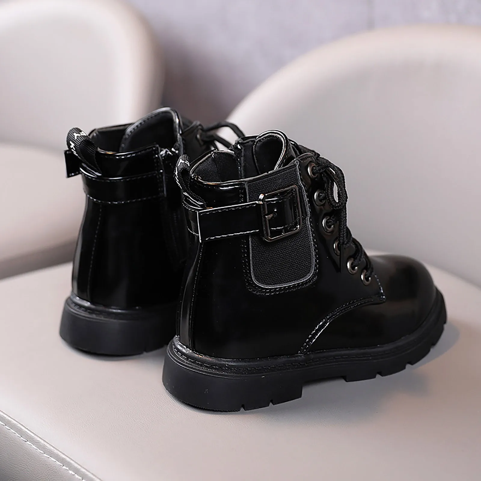 Girls Knee High Snow Boots Boys And Girls Waterpoor Ankle Boots Short Boots Leather Shoes Toddler Boots Baby Girls Boots