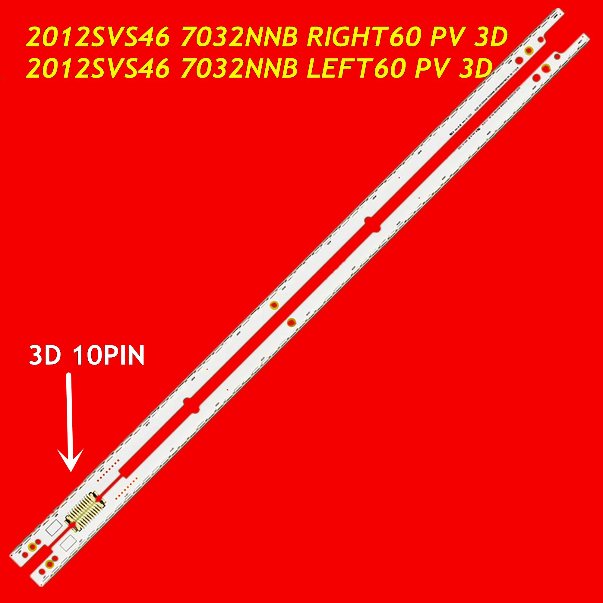 LEDストリップライトue46es6100w ue46es6200s ue46es6300u ue46es6700u ue46es6800s ue46es6800s 2012svs46 7032nb left60 rightt60 2d 3d