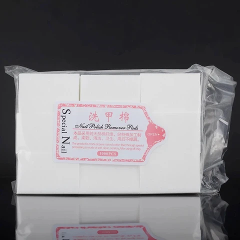 MAFANAILS Хлопковые салфетки для снятия лака, 100/500/1000 шт — изображение товара