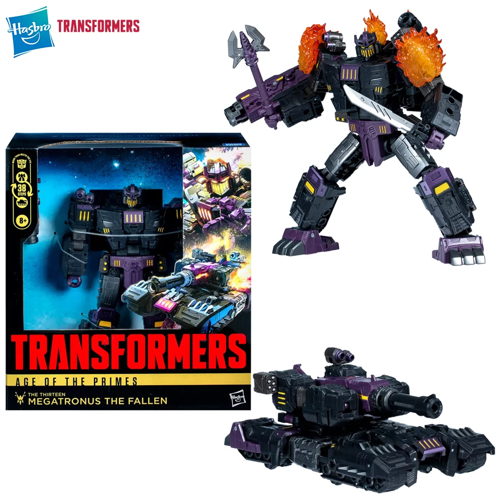 

[In-Stock] Hasbro Transformers Age of the Primes The Thirteen Megatronus the Fallen 19cm Leader Class Action Figure Model Toys