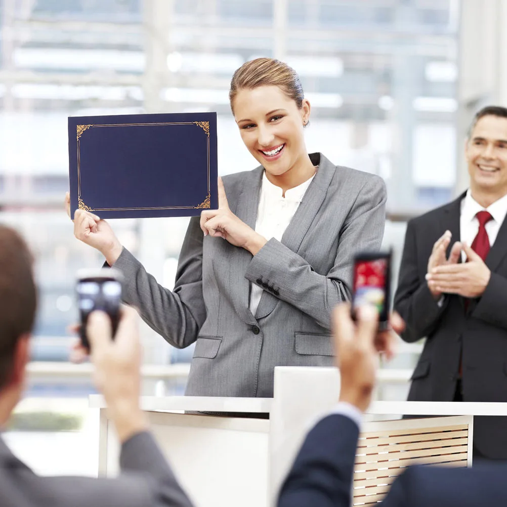 

5pcs Certificate Covers Diploma Document Holders For Award Certificates Graduation Diplomas Marriage Licenses Citizenship