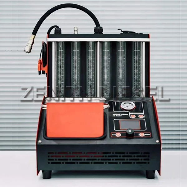 Exclusive Ultrasonic Fuel Injector Cleaner Cleaning Machine 4/6 Cylinder Fuel Injector Tester 220V/110V