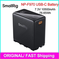 SmallRig 10500mAh/76.65WH Rechargeable Camera Battery USB-C/USB-A Input/Output 36W Fast Charging Battery 4469 4576 4577