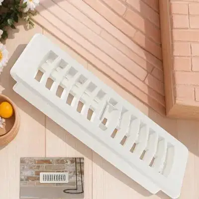 قابل للتعديل غطاء الأرضية عودة مصبغة ل Hvac البلاستيك منحرف الهواء دائم التهوية تسجيل التيار المتناوب الطابق العادم مصبغة عالية