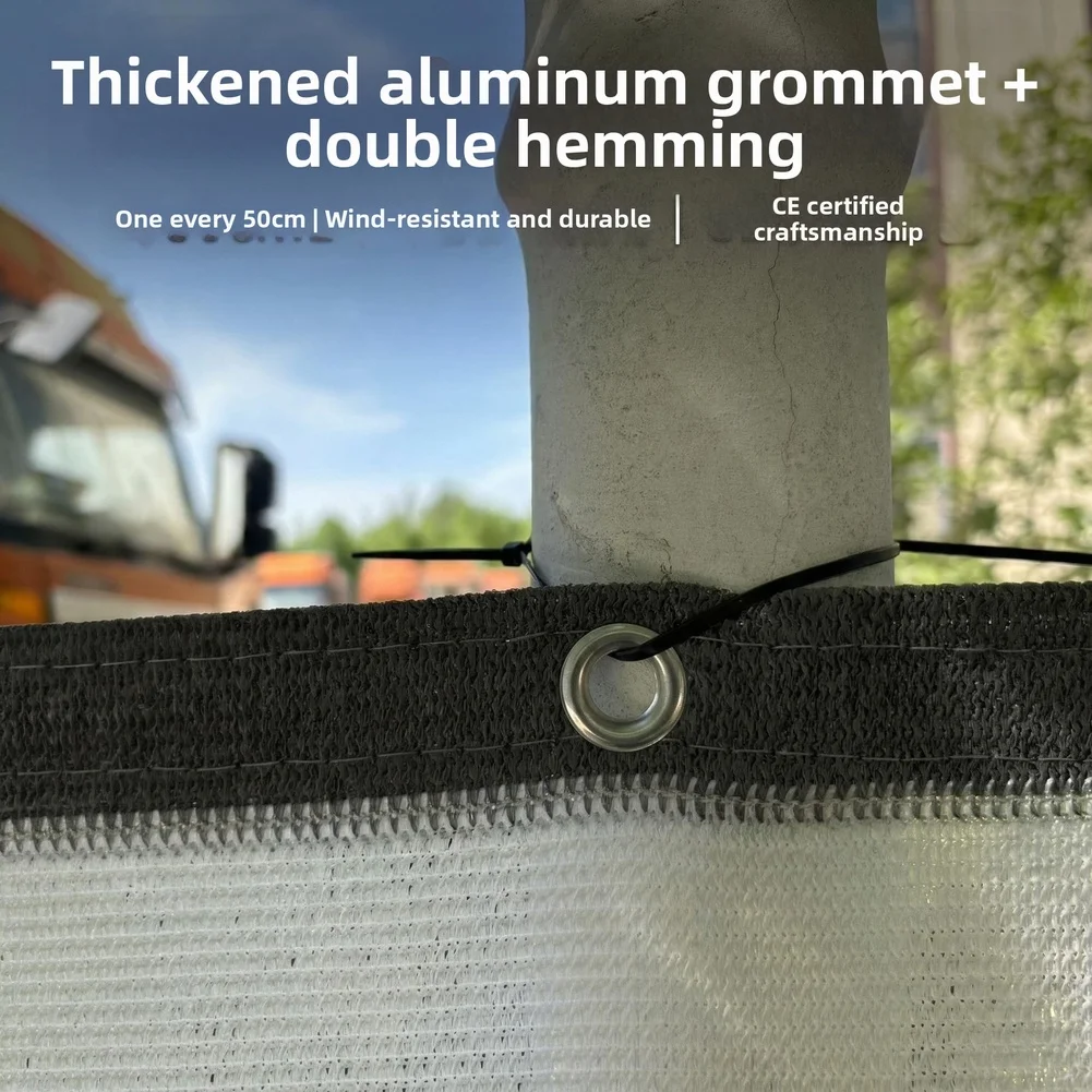 For Balcony Shade Mesh 180g HDPE PE Privacy Net for Garden Outdoor Use 0.9m x 5m UV Resistant Warp Knit Reinforced