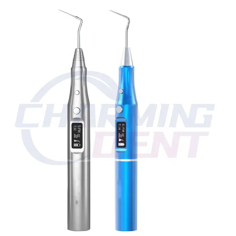 Endodontic instrument wireless Den tal gutta percha obturation pen / Hot melt filling heated obturation endo pen with 2 tips