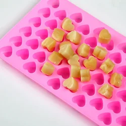 Little Love Candle Mold Glass/Aluminum Can Forms for Candle Making Kit DIY Heart Mousse Cake Chocolate Baking Mould Party Gifts