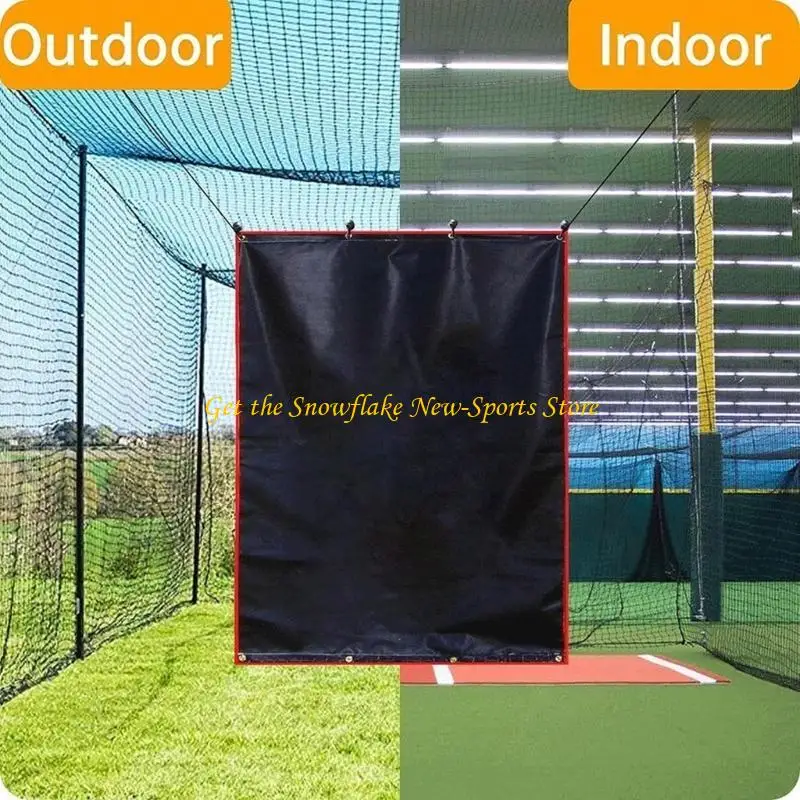 E56D Baseball Pitching Backstop Batting Cage Backstop Softball Pitching Targets