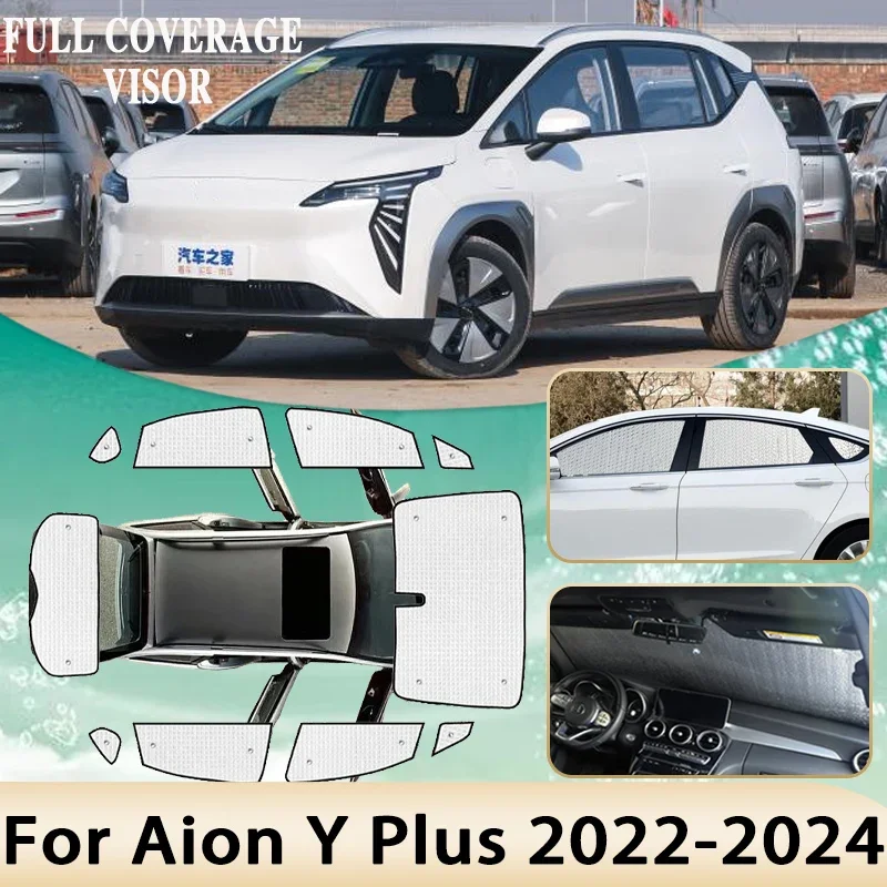 

Автомобильный солнцезащитный козырек для GAC Aion Y Plus 2022 2023 2024, аксессуары, авто, анти-УФ-солнцезащитный козырек, солнцезащитный козырек на окно, автомобильные аксессуары