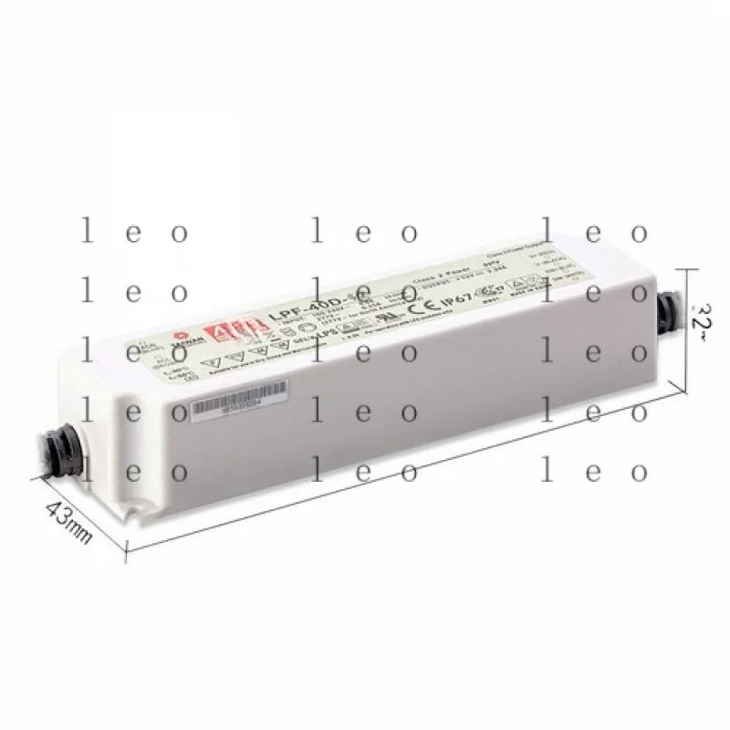DD  1pcs for MEAN WELL LPF-40D-42 40W 42V 0.96A Power Supplies