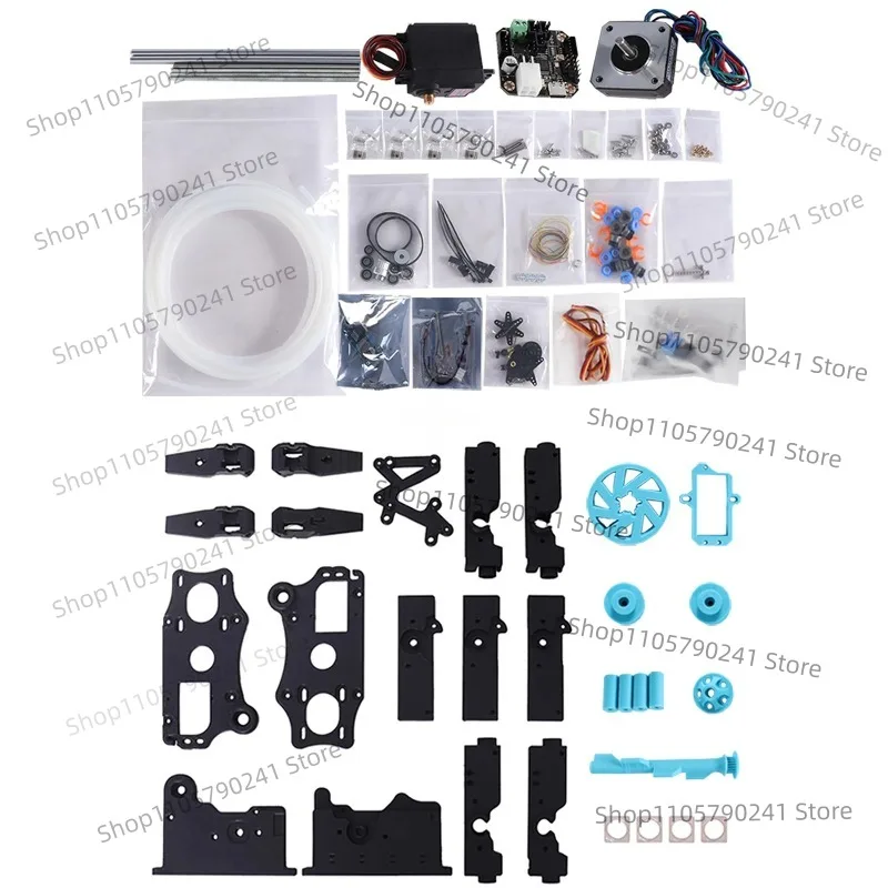 Low Rider MMU Multi-Material Upgrade Kit for Klipper 3D Printers, Compact & Affordable Open-Source Filament Switching System