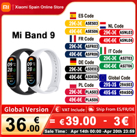 Global Version Xiaomi Smart Band 9 1.62‘’ AMOLED Display 21 Days Battery Life Supports 150+ Sports Modes 5ATM Bluetooth 5.4