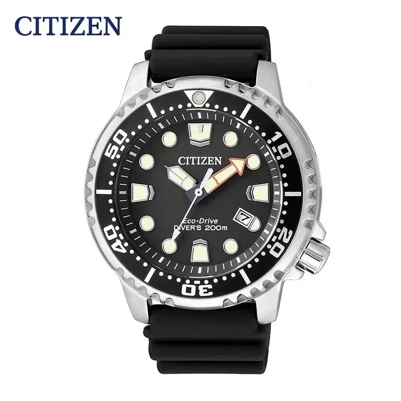 

CITIZEN Watches for Men Quartz Casual Sports Diving Silicone Luminous BN0150 Light Kinetic Casual Dial Automatic Time Mens Watch