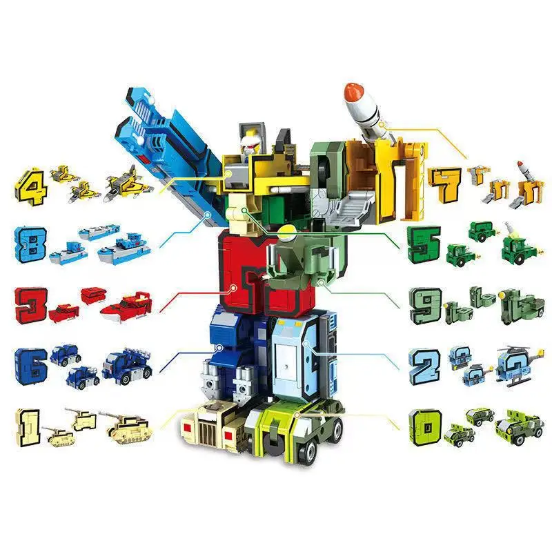 Transformers digitales Juguetes para niños al por mayor: Transformers Combiner Assembly Robot Juguetes para niños y niñas - Educativo