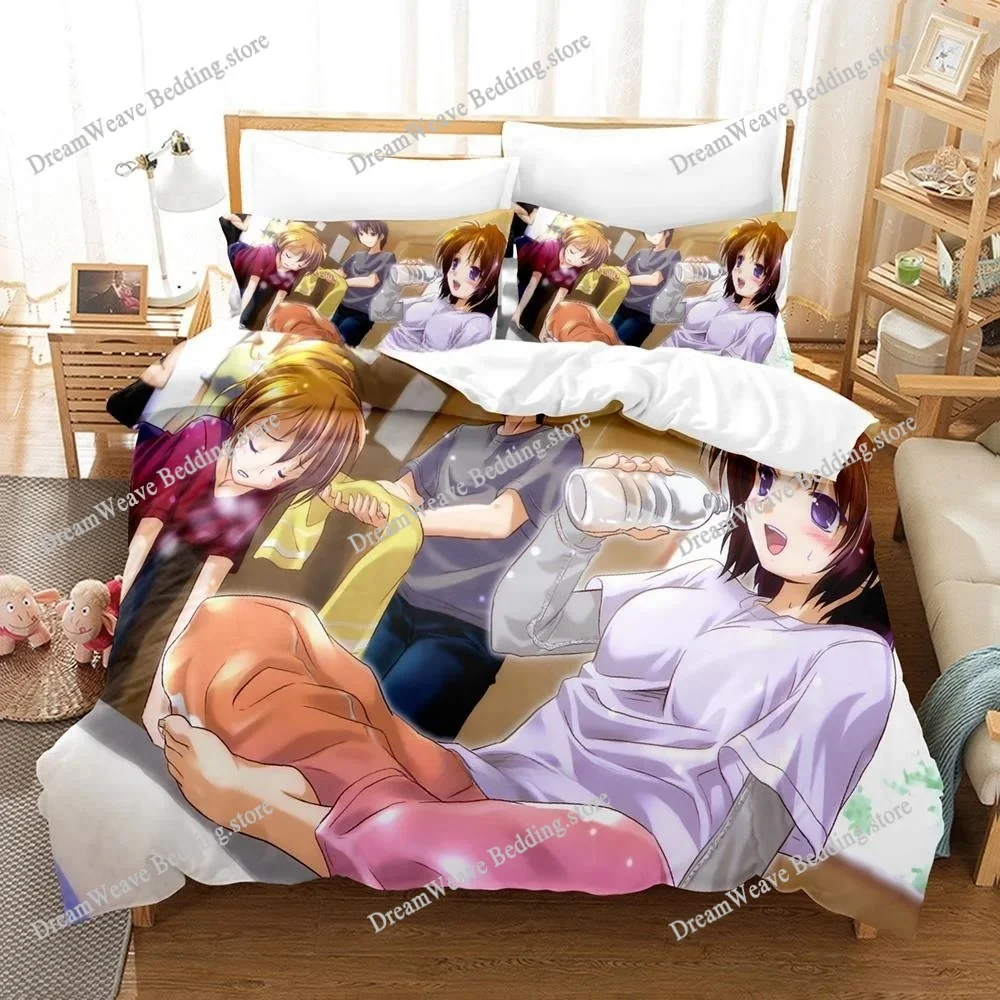 

Fashion Anime Bed Sheet Set Golden Time Bedding Set Single Twin Full Queen King Size Bed Set Adult Kid Bedroom Duvet Cover Sets