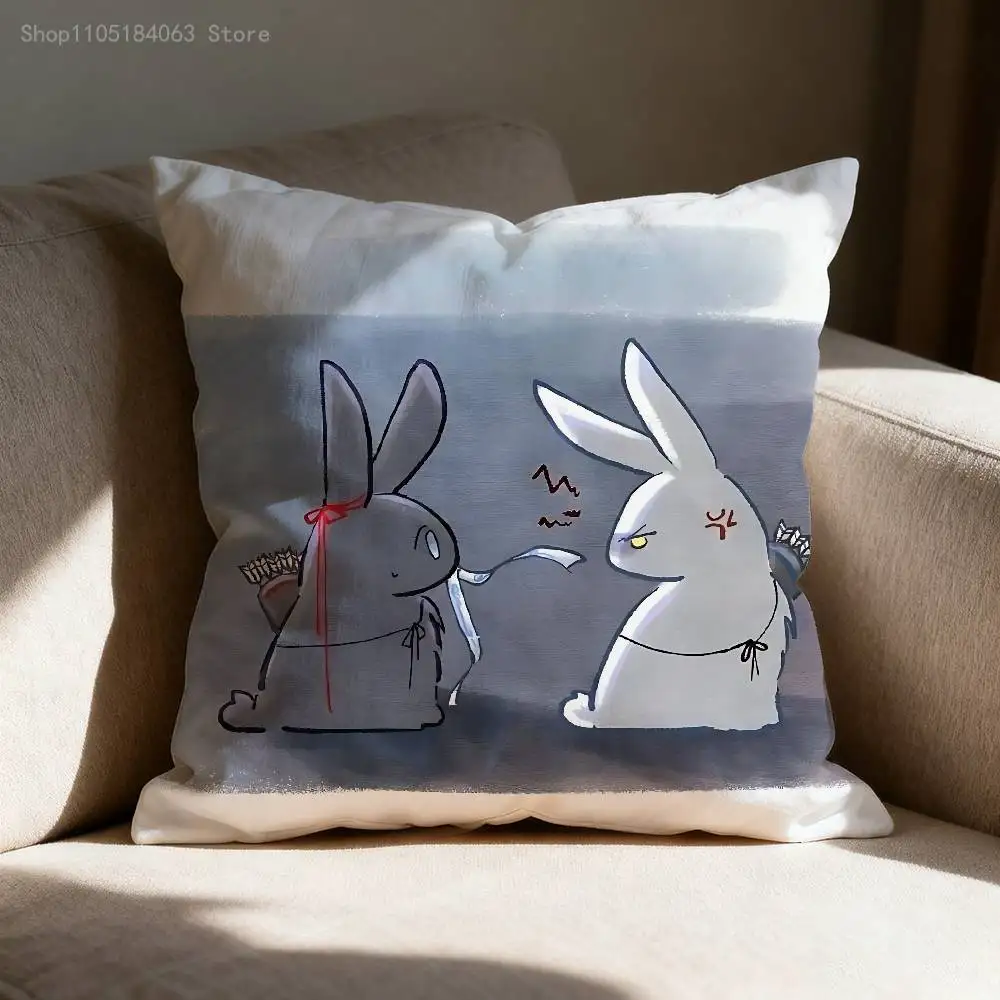 Immagine 5: Mo Dao Zu Shi Federa per cuscino Stampa Fibra di poliestere 40X40 cm Decorazione per fodera per cuscino per divano di casa