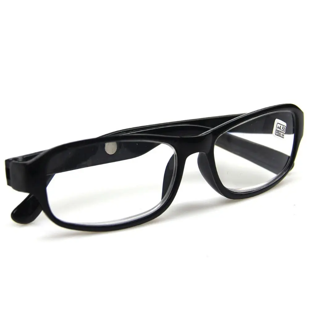 Magnetic Therapy Reading Glasses +4.5 +5.0 +5.5 +6.0 Presbyopic Eyeglasses Magnifying Rectangle Eyewear For Men Women Black/Red