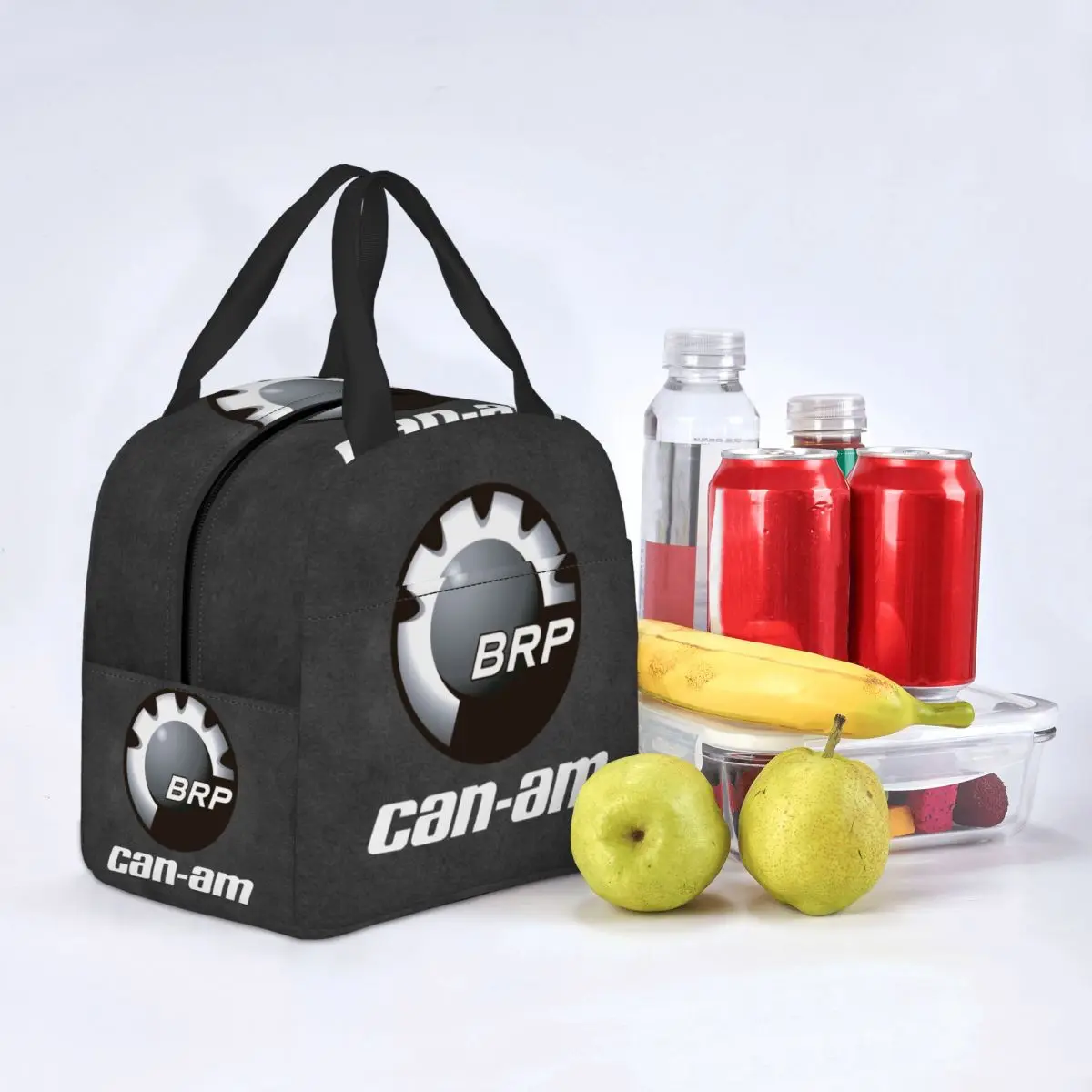 Motorcycle BRP Can-Am Lunch Box Thermal Cooler Food Insulated Lunch Bag for Women Kids School Work Reusable Tote Container