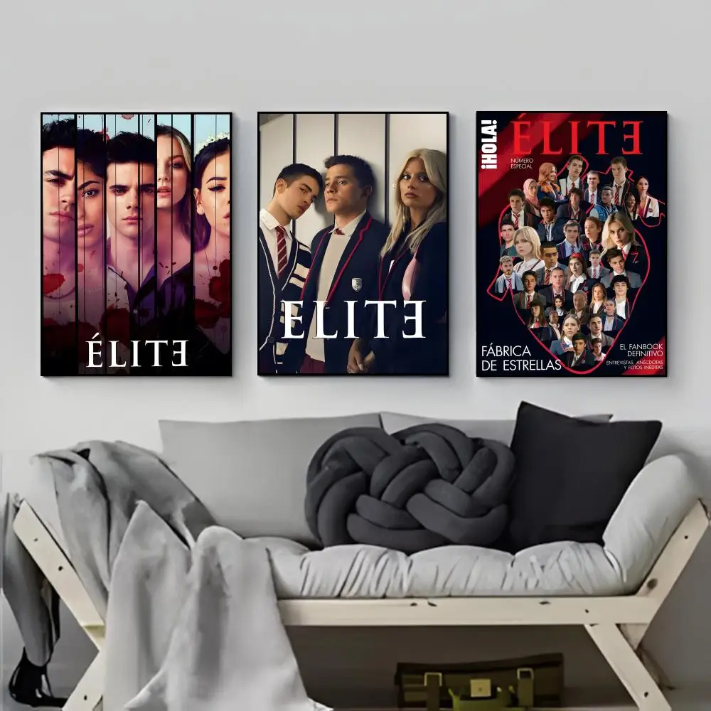 HOT Spanish Teen Drama TV E-Elite Poster Poster HD  Waterproof Wall Sticker Bar Living Room Decor Gift