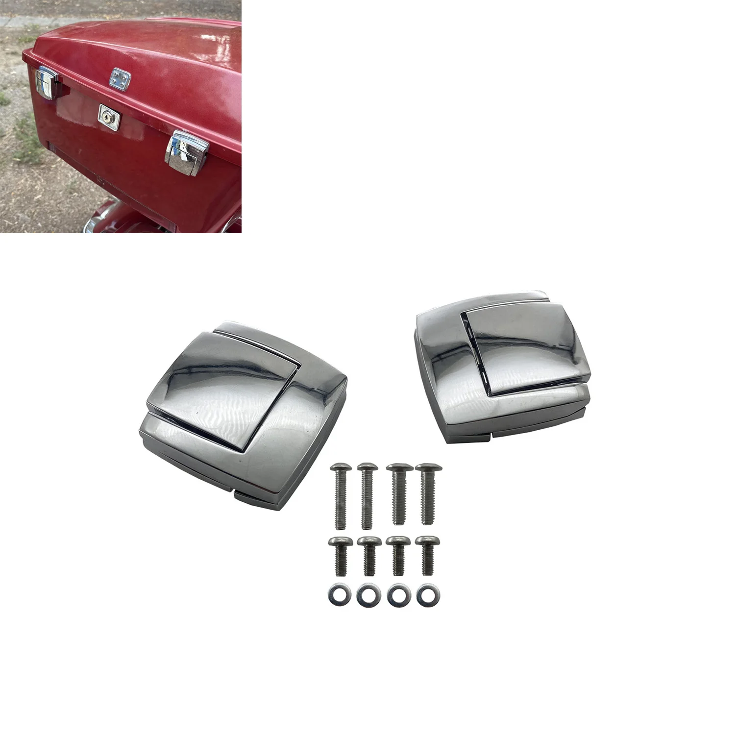 Tour Pack Luggage Trunk Latches Fit For Harley Touring Street Electra Road Glide Ultra Classic 1980-2013