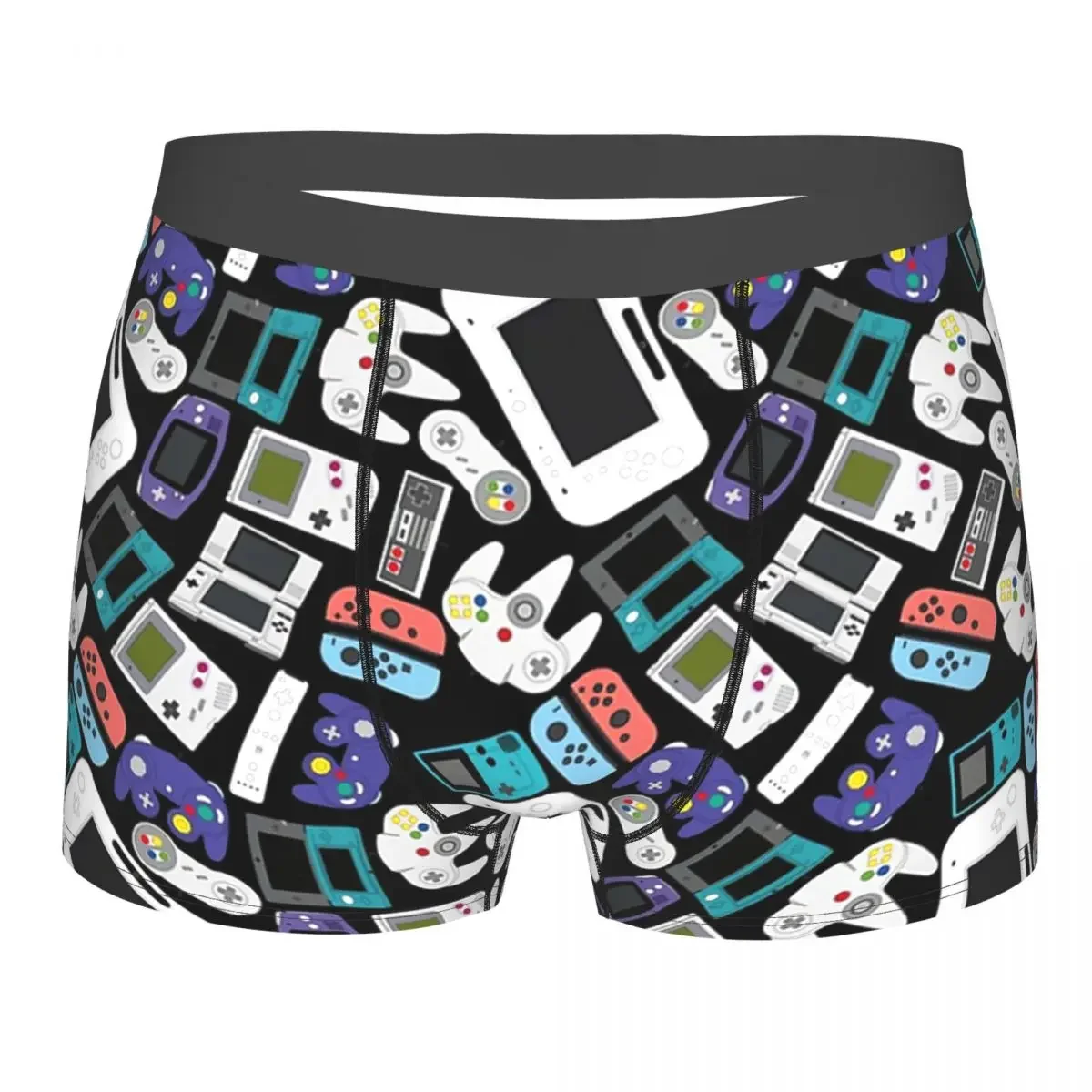 GAMER CONTROLLER N FANS Underpants Breathbale Panties Male Underwear Print Shorts Boxer Briefs