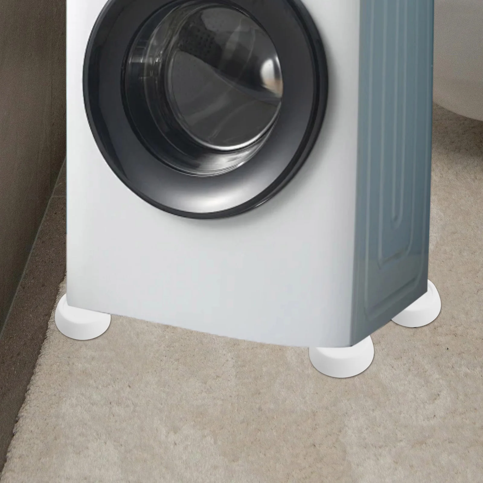 

2Pcs Anti Vibration Foot Pads Washing Machine Mats Nonskid Stabilizer Pads Washer Dryer Furniture Feet Protector