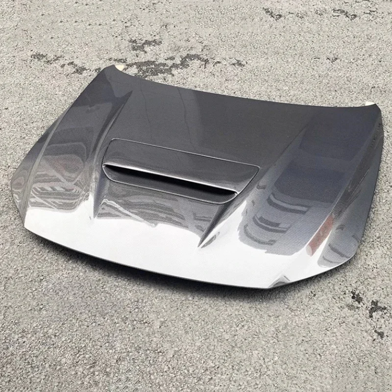 For 3 Axela 1.5L 2.0L 20-21 Modified Light Weight MPS Style Engine Hood Resin Bonnet Carbon Fiber Engine Cover