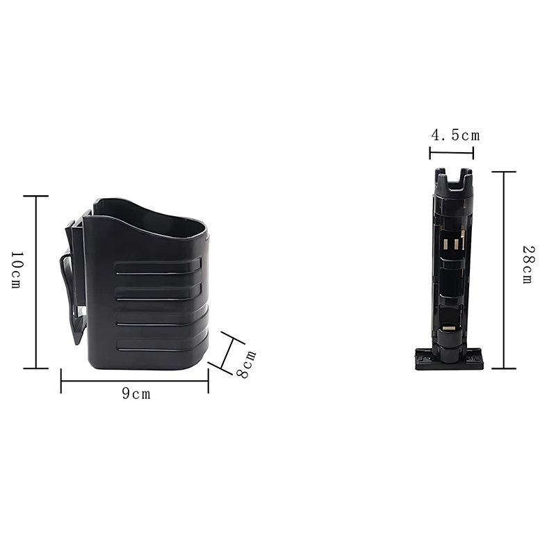 Jsfun caixa de pesca titular barril destacável caixa de pesca suporte de exibição ajustável portátil snap design acessórios ao ar livre