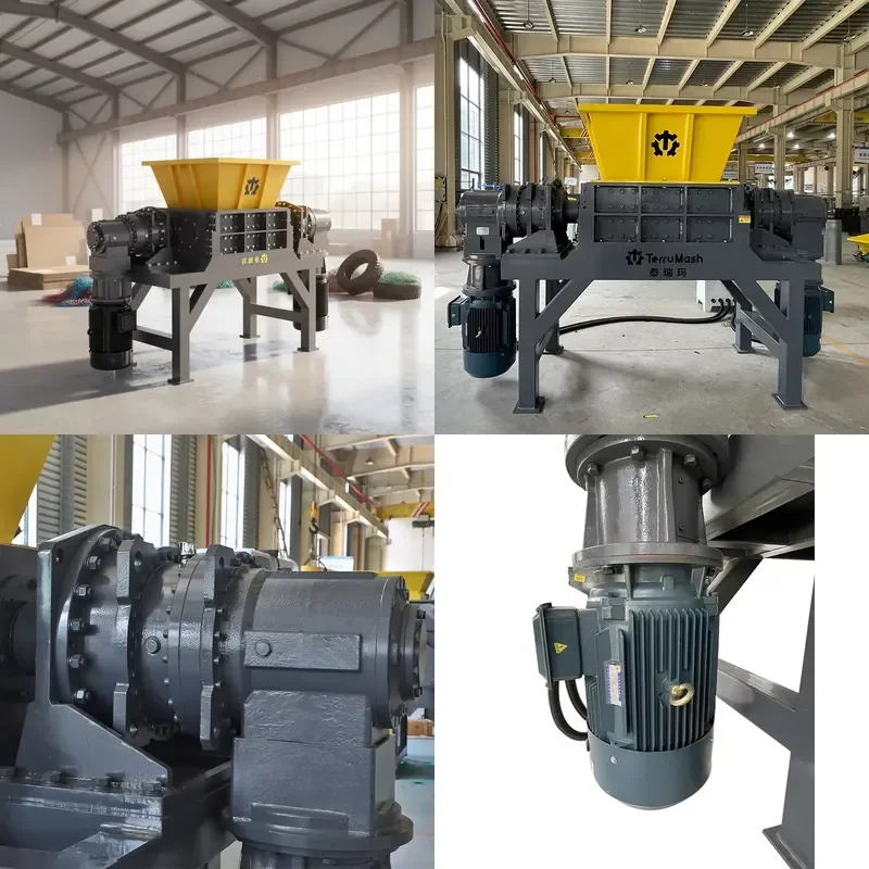 Recycling Machine 2026 Industrial Double Shaft Shredder High Output for Plastic & Rubber