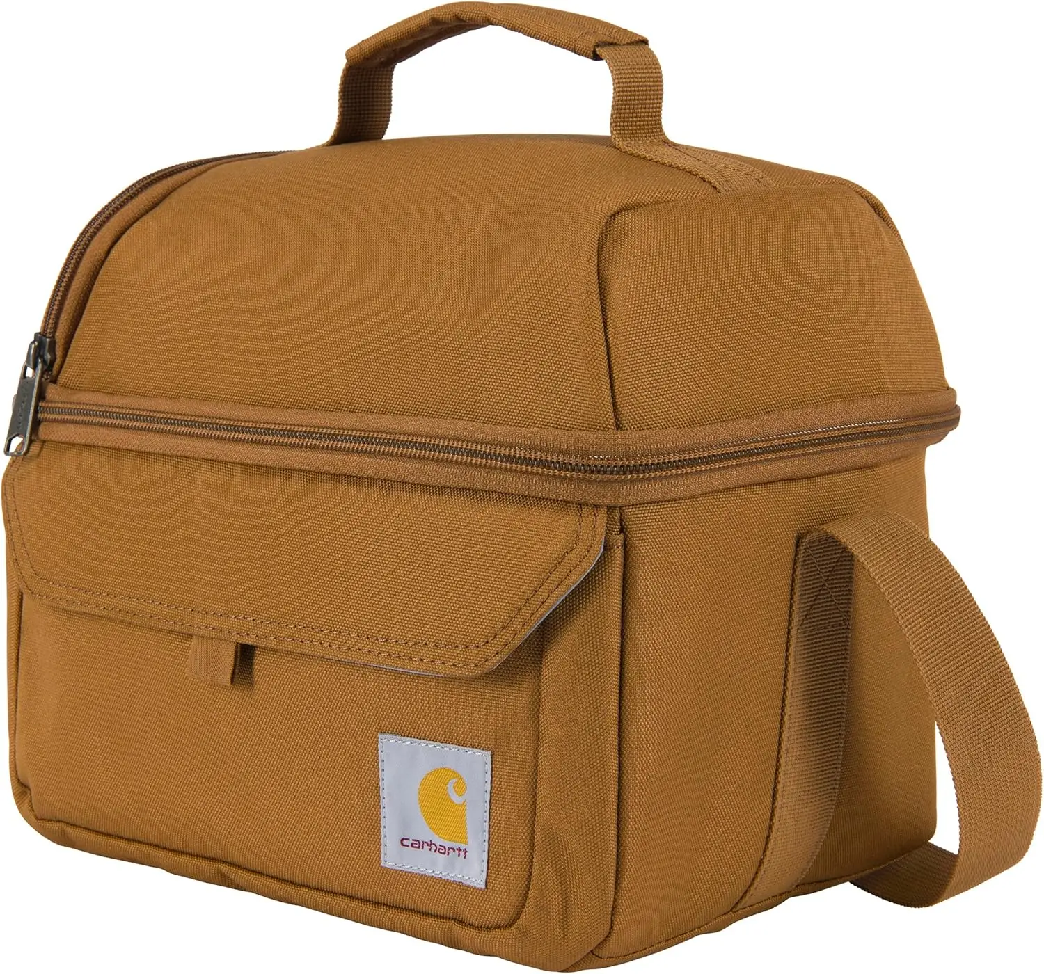 

12 Can Insulated Lunch Box with Two Compartments for Women Men, Large Durable Lunch Bag for Work School