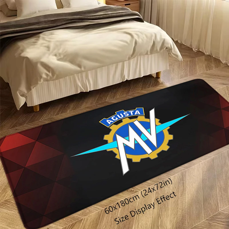 

House Entrance Motorcycle Doormat MV Agusta Hallway Carpet Living Room Rugs Foot Carpets Bath Rug Floor Mats Non-slip Home Decor