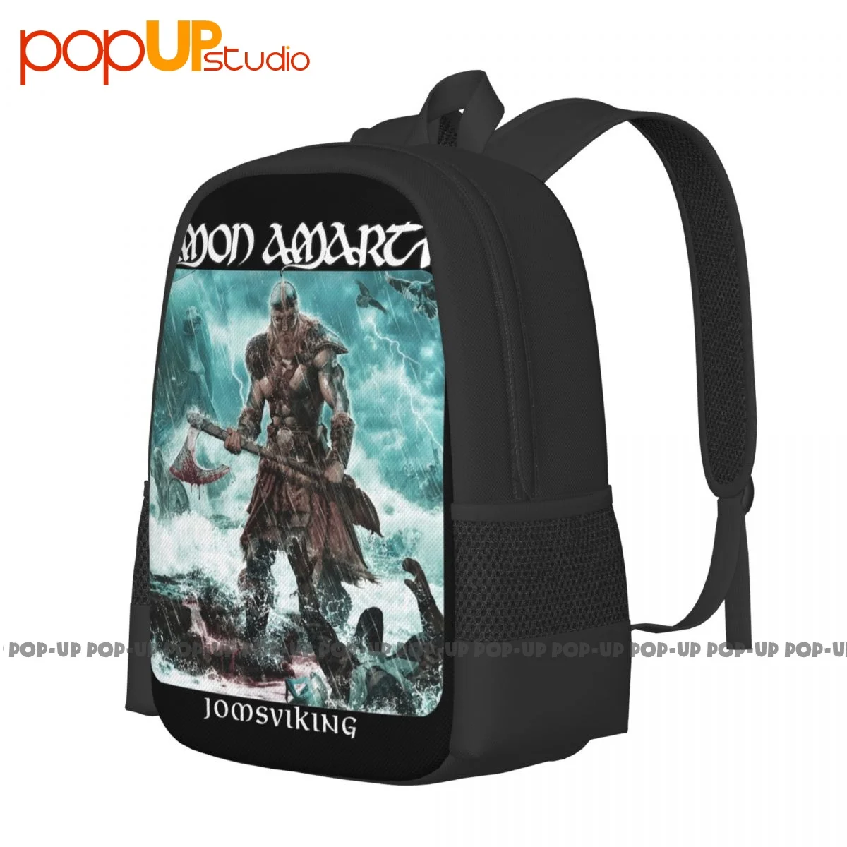 Amon Amarth Jomsviking Children Of Bodom Backpack Large Capacity School Schoolbag Storage Bag Large Capacity