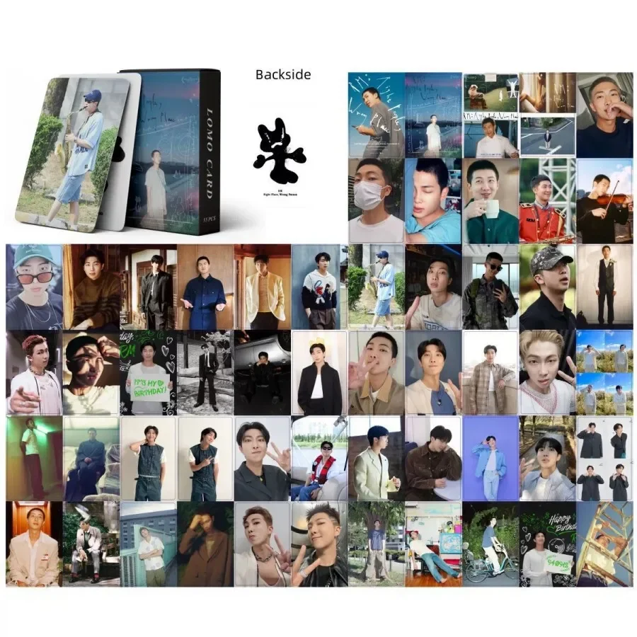 

55 шт./компл. Kpop Star Card Lomo Card RM foto impresa fotosת fotos fotos fotosנדebar de Fans postales regalos