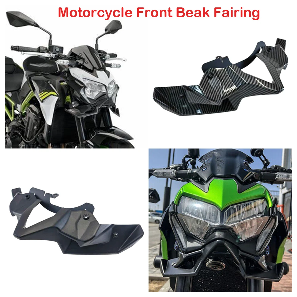 

FitS for Kawasaki Z900 SE ZR900 ABS 2021 2022 2023 2024 Motorcycle Front Beak Fairing Wheel Aerodynamic Winglets Extender Cover