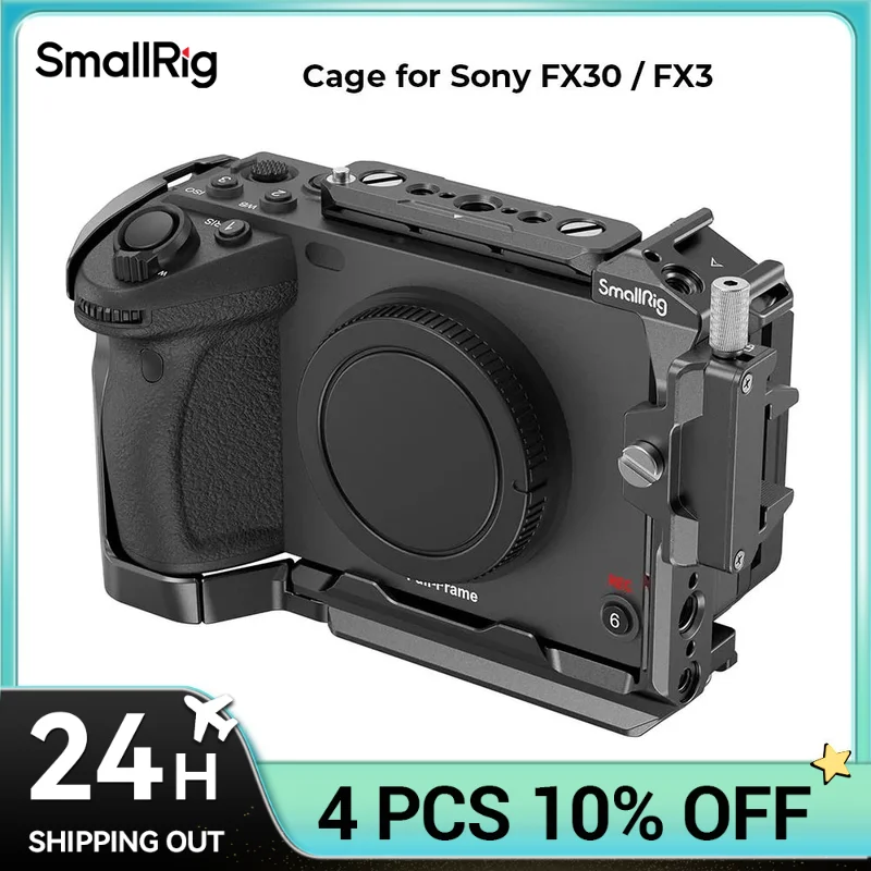 Smallrigケージforsony fx30 fx3、natoレールケーブルクランプ