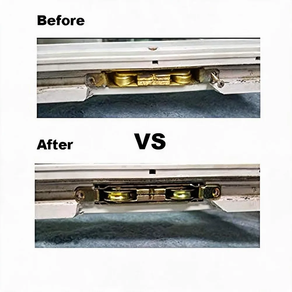 Sliding Door Rollers For Patio Glass Doors, Stainless Steel Replace Wheels With Ball Bearings, Smooth Operation Track Hardware