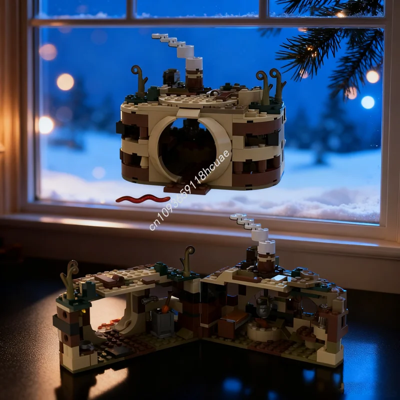 

201pcs MOC Alternative Build Swamp hut Star Model Building toy blocks Construction Christmas gift Assemble DIY idea Brick Kids