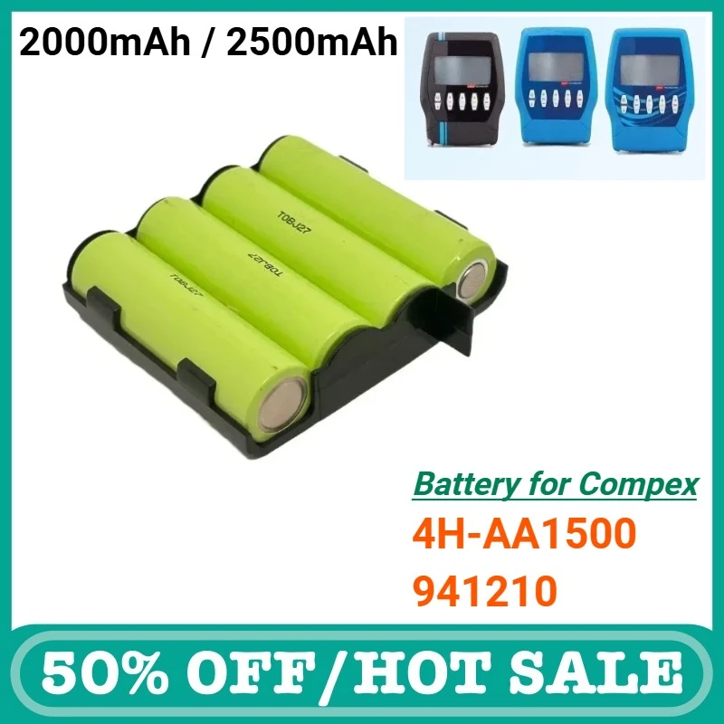 

Replacement Battery 4H-AA1500 941210 for Compex Mi-Ready SP 2.0 Runner SP 4.0 Sport Elite Vitality Voor Fit 1.0