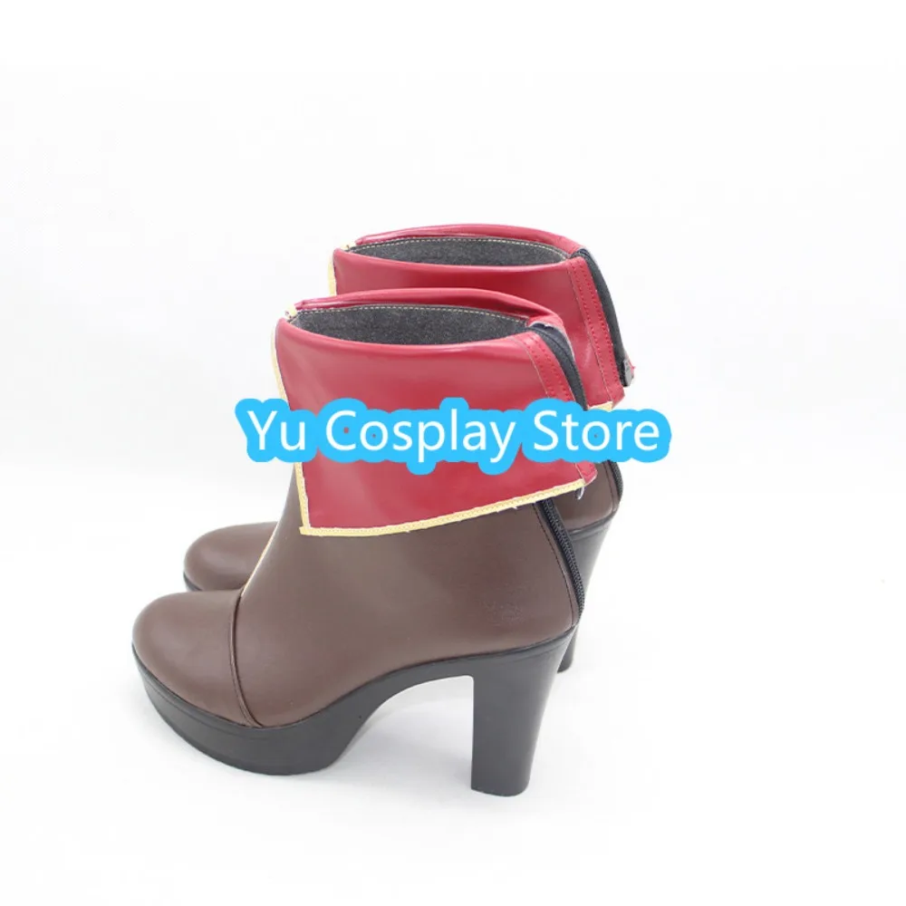 

Anime Ocean Cosplay Women's Shoes Captain Red Boots Custom Halloween Celebration Party