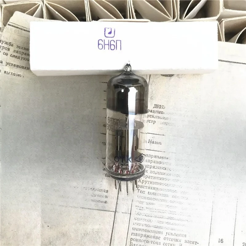 2pcs for Soviet 6H6n Vacuum Tube, Direct Replace 6N6 6H6 6N6-Q, NOS Matched