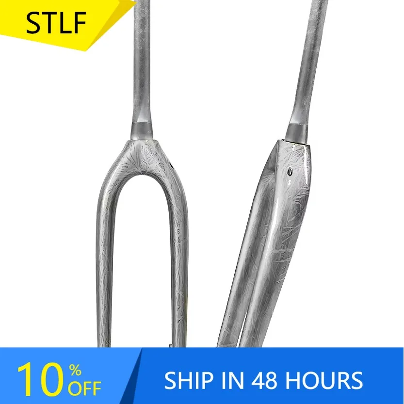 STLF Customized  MTB 29er Carbon Bike Fork 11015mm Rigid Carbon Fibre Bicycle Fork for Max Wheels Size 29 Inch