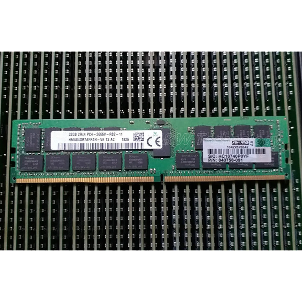 Imagen 4: 1 Uds 815100-B21 850881-001 840758-091 32G DDR4 2666 REG para memoria de servidor HP