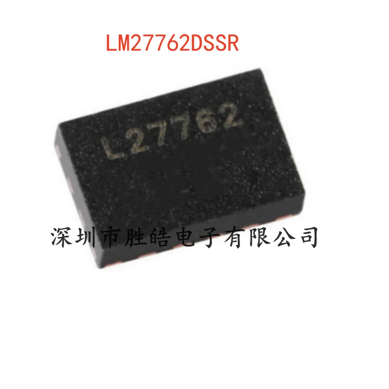 (5PCS)    LM27762DSSR    Low Noise Positive and Negative Output Charge Pump Chip    WSON-12   LM27762DSSR  Integrated Circuit